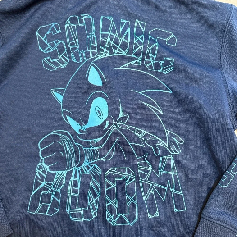Sonic the Hedgehog‎ Sonic boom kids zip up sweatshirt size 7